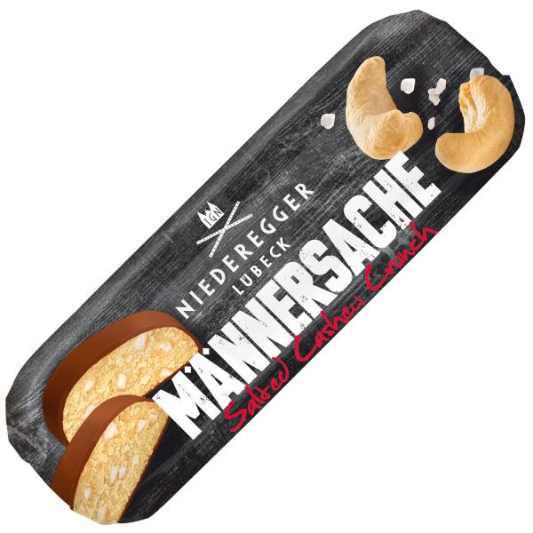 Niederegger Männersache Marzipan Brot 125g Marzipan mit gesalzenen Cashewkernen