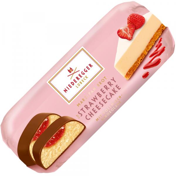 Niederegger Marzipan Brot Strawberry Cheesecake