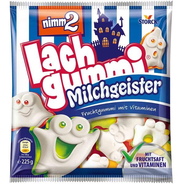 nimm2 Lachgummi Milchgeister 225g Fruchtgummis mit Fruchtsaft, Vitaminen und Magermilch