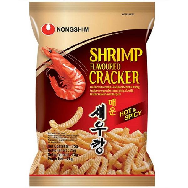 Nongshim Shrimp Cracker Hot & Spicy 75g