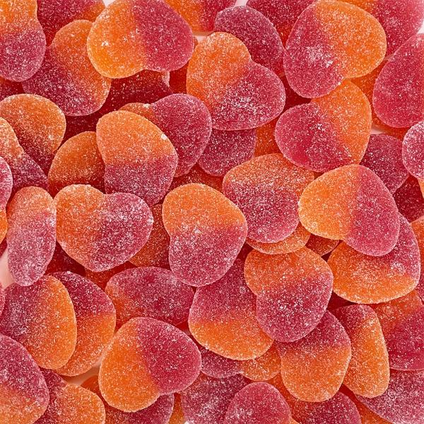 Jake Jelly Mania Peach Hearts 100g Halal Fruchtgummi