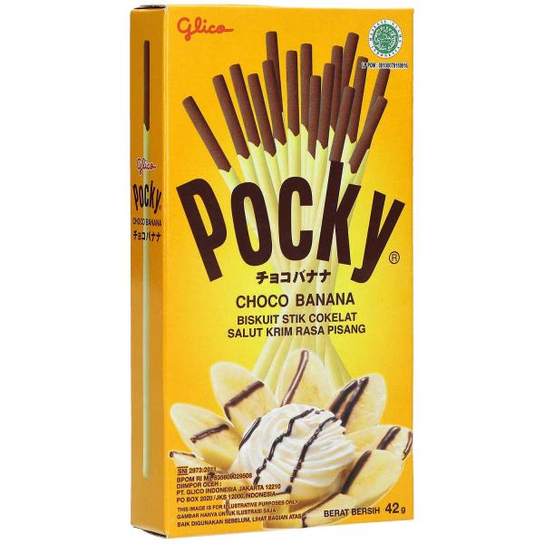 Pocky Choco Banana 42g Keksstangen mit Bananengeschmack