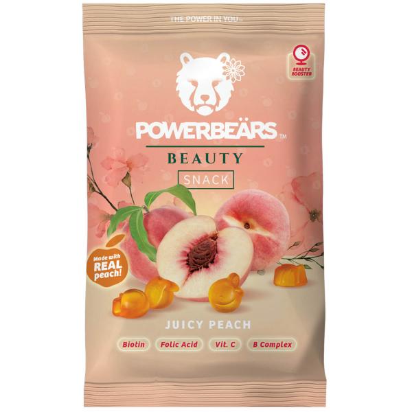 Powerbeärs Beauty Snack Juicy Peach 50g