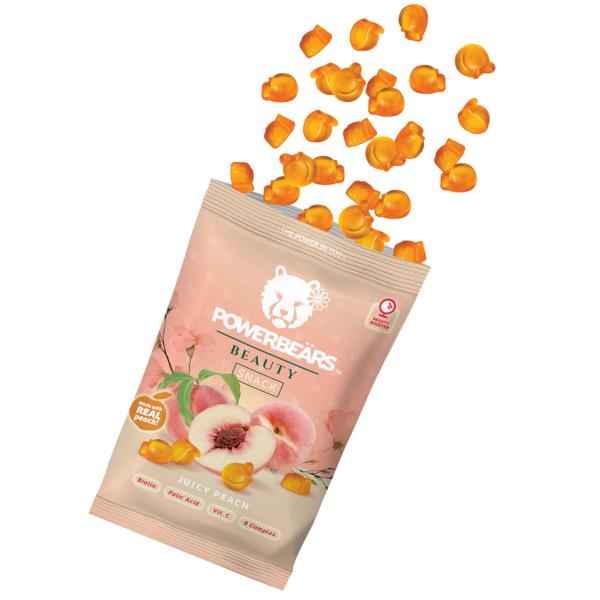 Powerbeärs Beauty Snack Juicy Peach 50g