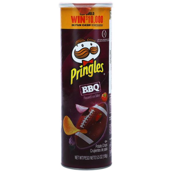 Pringles BBQ 158g Kartoffelsnack mit Barbecue-Geschmack