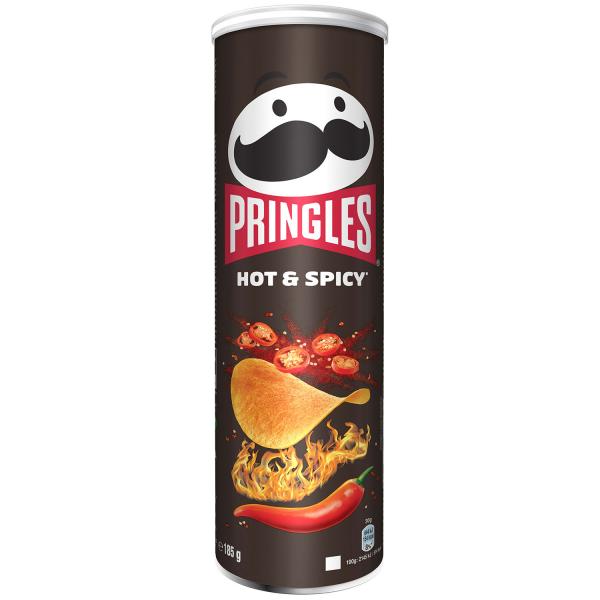 Pringles Hot & Spicy 185g