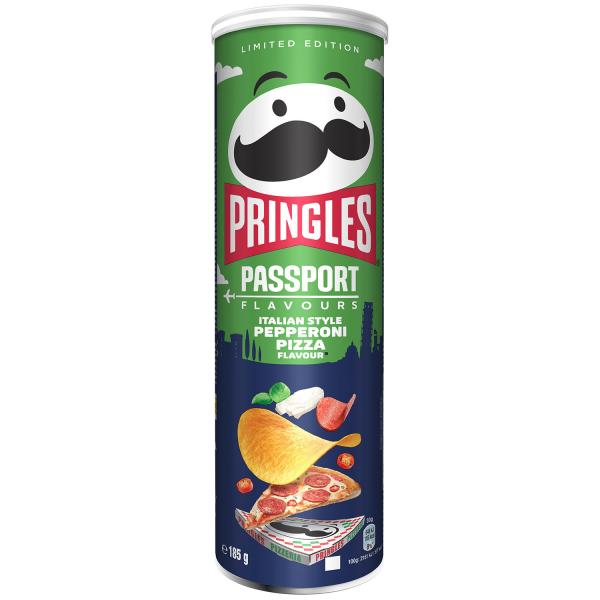 Pringles Passport Flavours Italien Style Pepperoni Pizza 185g