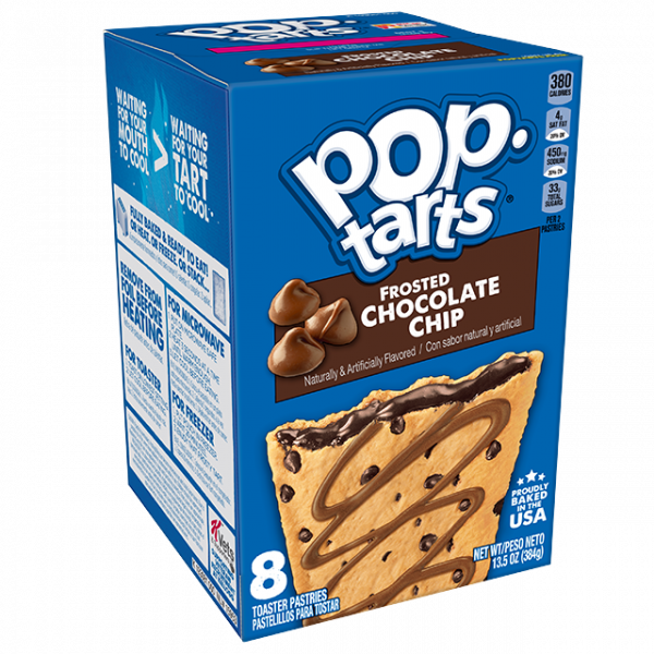 Kellogs Poptarts Frosted Chocolate Chips 8er