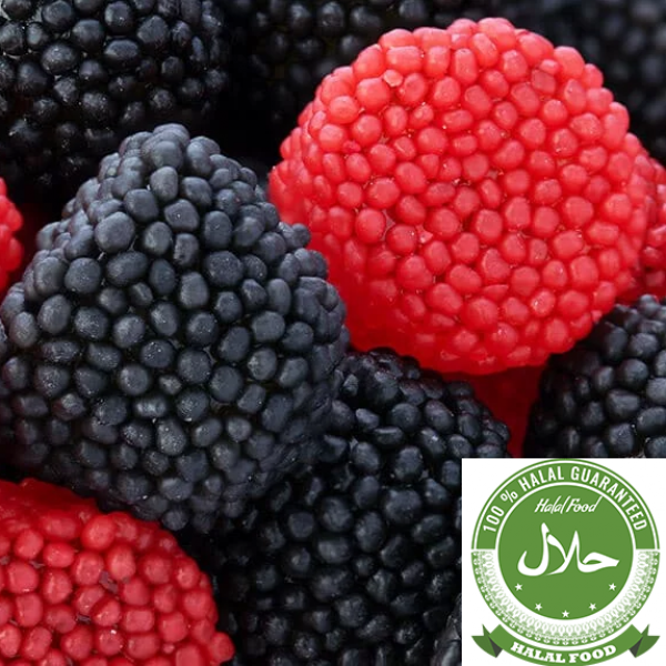 Double Berries 100g Halal Fruchtgummi fruchtiger Geschmack