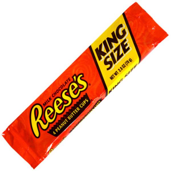 Reese's Peanut Butter Cups King Size 4 Törtchen aus Milchschokolade mit Erdnuss-Creme-Füllung