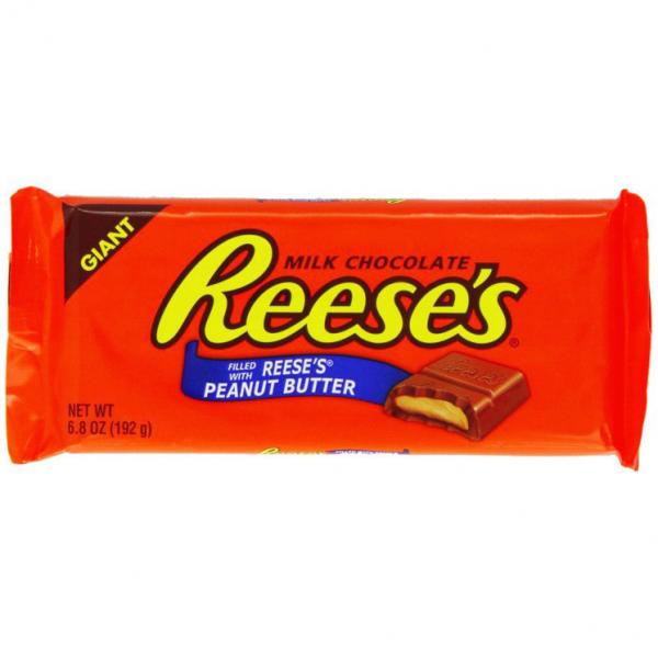 Reese's Milk Chocolate with Peanut Butter 192g Milchschokolade mit Erdnuss-Creme-Füllung