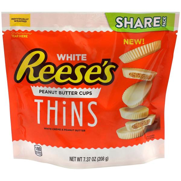 Reese's Peanut Butter Cups Thins White 208g