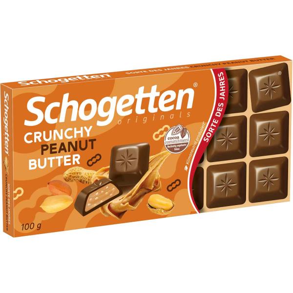 Schogetten Crunchy Peanut Butter Sorte des Jahres 100g