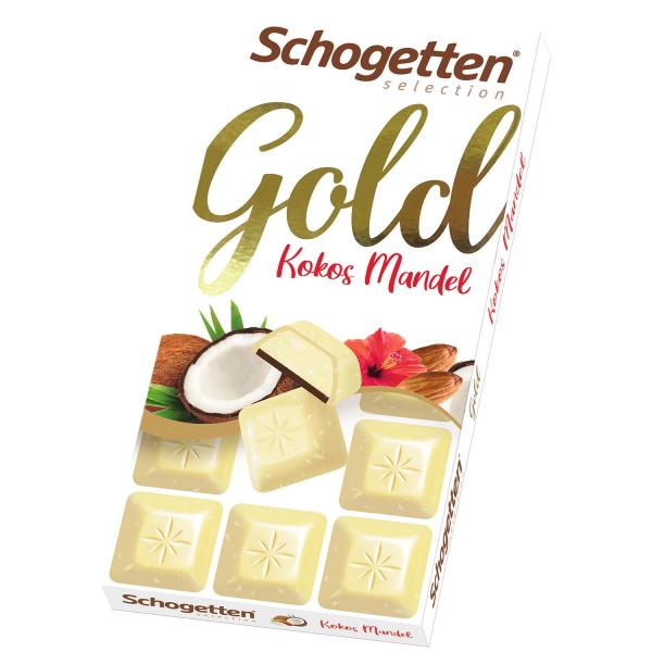 Schogetten Selection Gold Kokos Mandel 100g