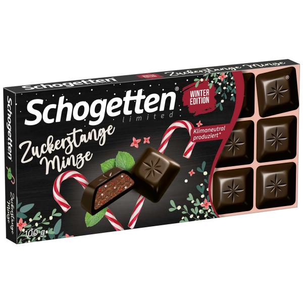 Schogetten Winter Edition Zuckerstange Minze 100g