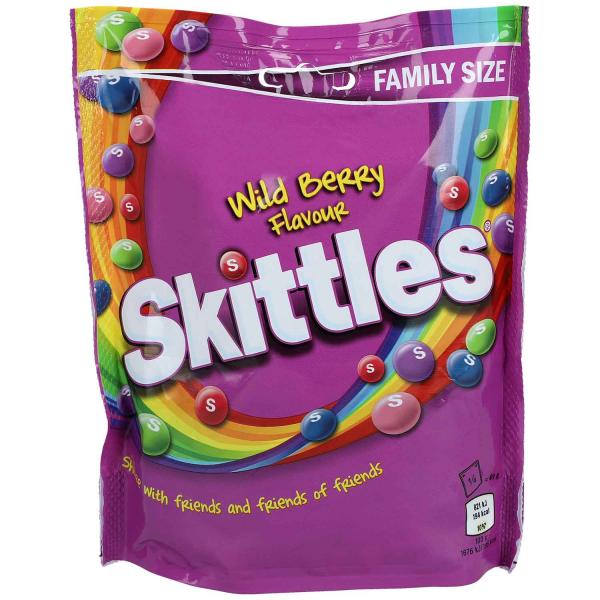 Skittles Wild Berry Kaudragees mit Waldfrucht-Geschmack 174g