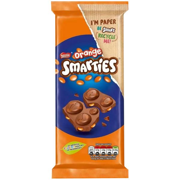 Smarties Sharing Block Orange 90g