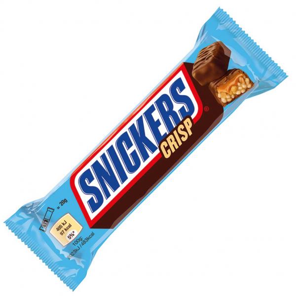 Snickers Crisp 2 einzeln verpackte Riegel