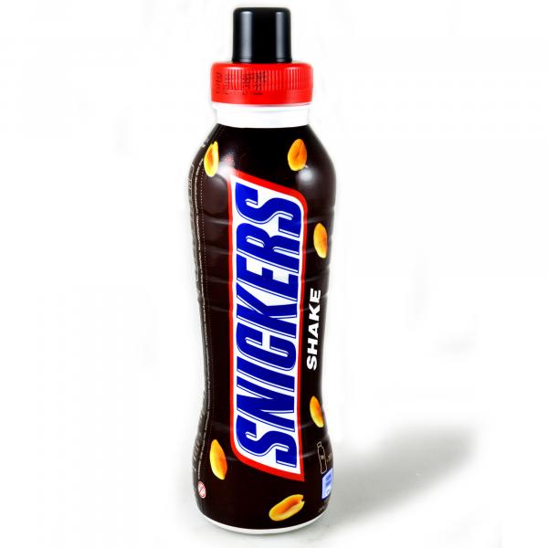 Snickers Shake 350ml Milchmisch-Getränk mit Schokoladen- und Erdnuss-Geschmack