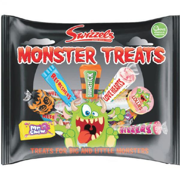 Swizzels Monster Treats 480g Kaubonbons, Komprimaten und Hartkaramellen