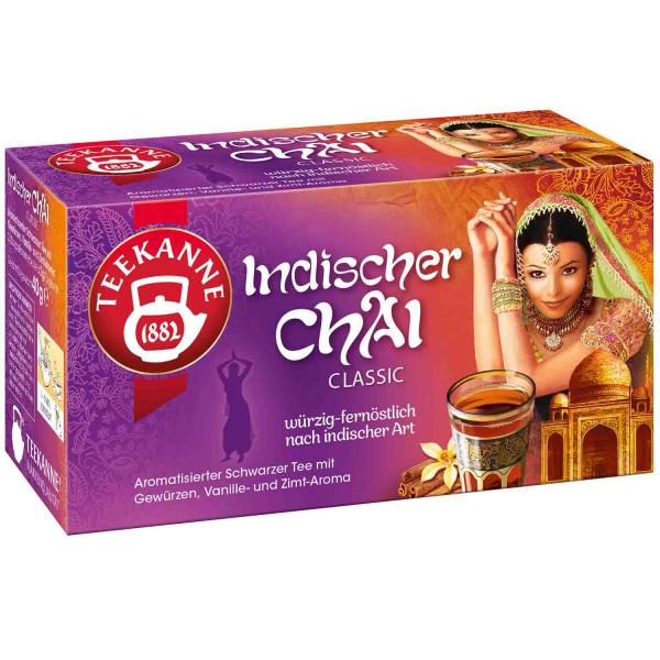 Teekanne Indischer Chai 20er