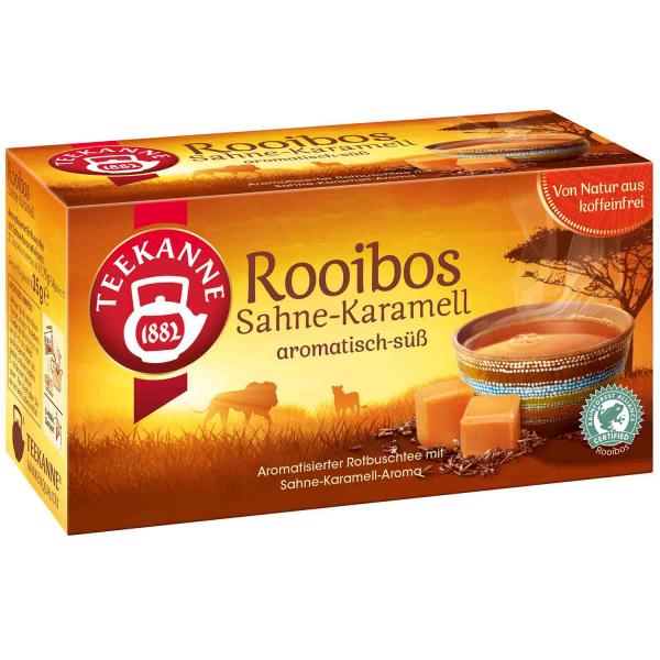 Teekanne Rooibos Sahne-Karamell 20er