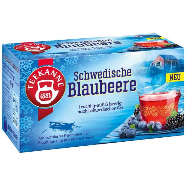 Teekanne Schwedische Blaubeere 20er