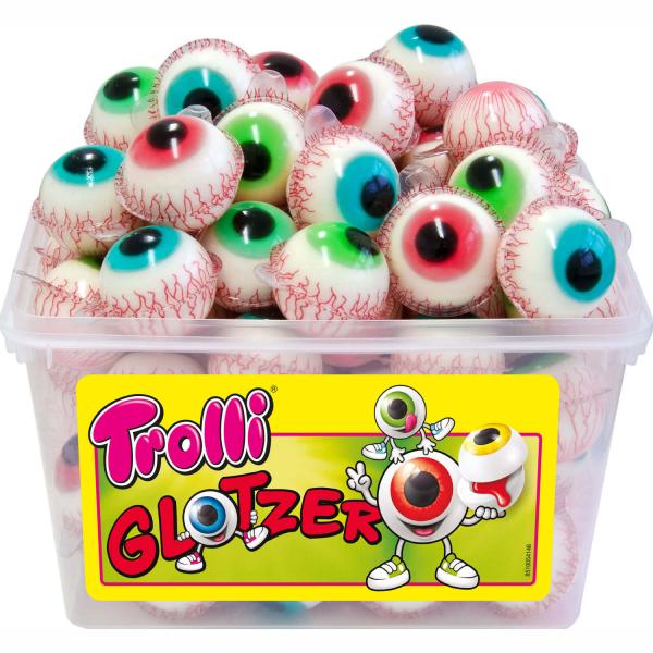 Trolli Glotzer 60er Schaumzucker Gummibonbon mit Füllung 10%