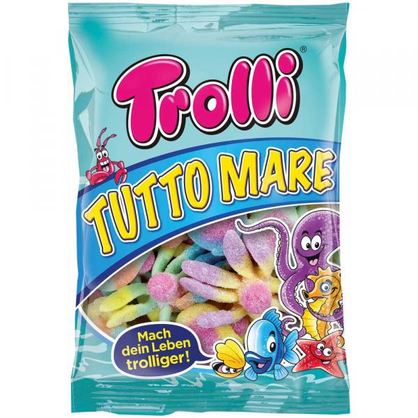 Trolli Tutto Mare 175g Gezuckerte saure Fruchtgummi Meerestiere