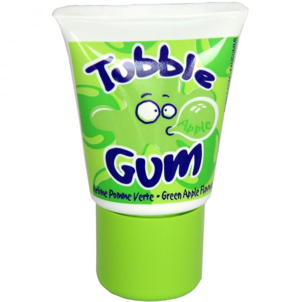 Tubble Gum Green Apple Tube mit Kaugummi mit Apfelgeschmack