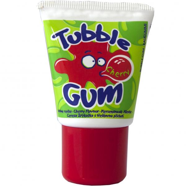 Tubble Gum Cherry 35g Tube mit Kaugummi mit Kirschgeschmack