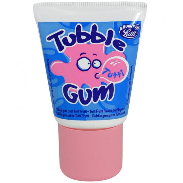 Tubble Gum Tutti Frutti 35g Tube mit Kaugummi