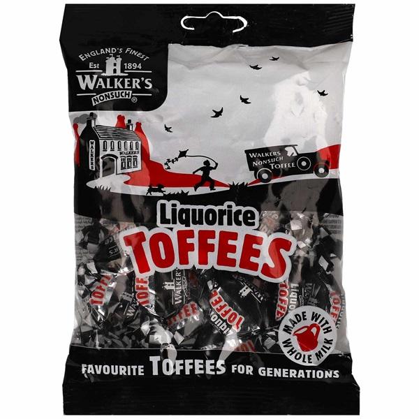 Walkers Liquorice Toffees Lakritz 150gr