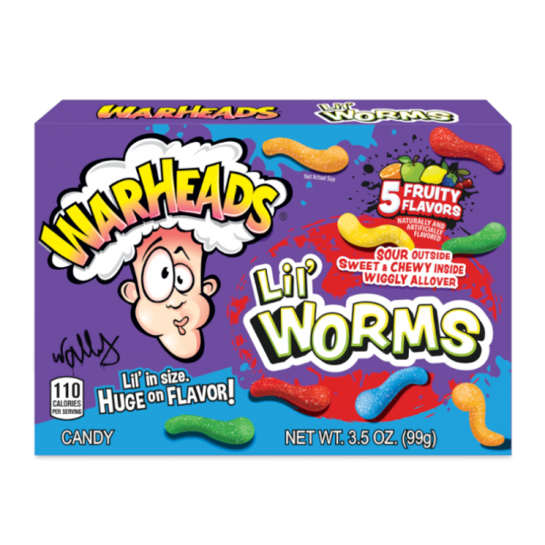 Warheads Lil Worms 99g