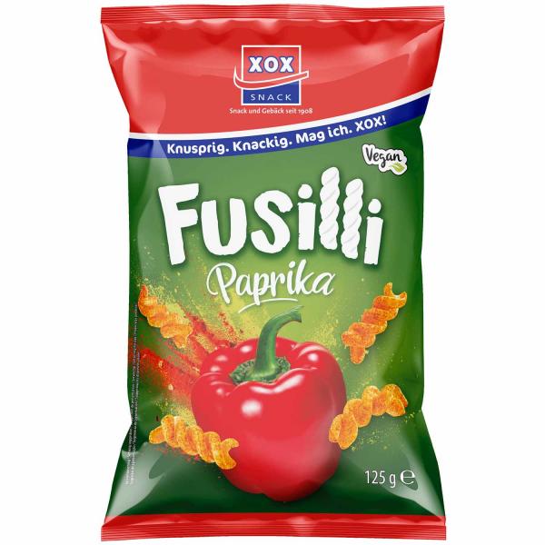 XOX Fusilli Paprika 125g Kartoffelsnack