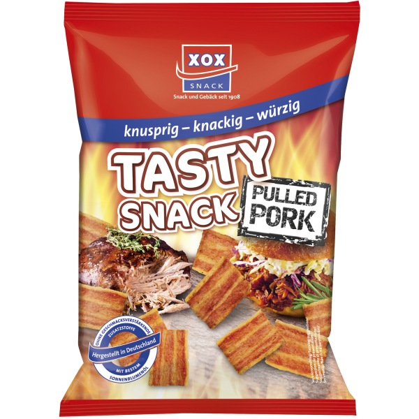 XOX Tasty Snack Pulled Pork 125g