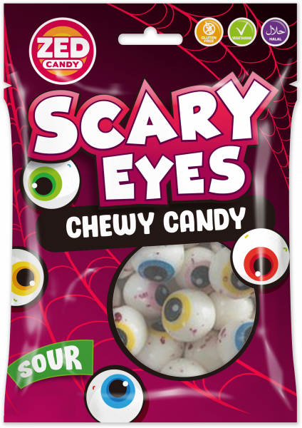 ZED Candy Scary Eyes Kaubonbons sauer