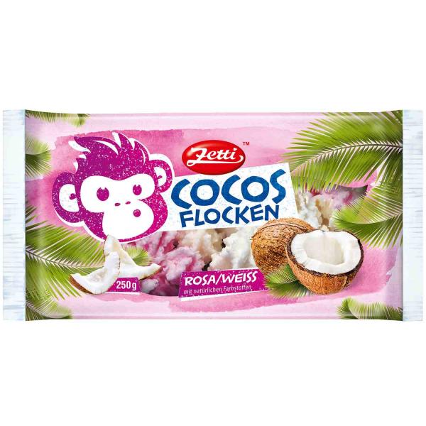 Zetti Cocosflocken Rosa/Weiss 250g