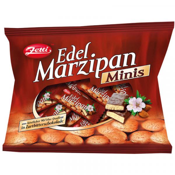 Zetti Edel Marzipan Minis 180g Einzeln verpackte Edel-Marzipan-Stücke